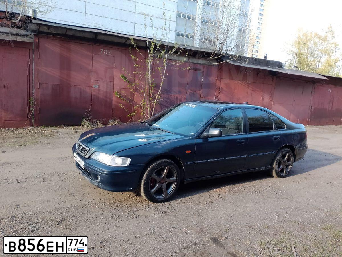 Фото автомобиля HONDA ACCORD, 1998 — госномер В856ЕН774. Цвет: ЗЕЛЕНЫЙ