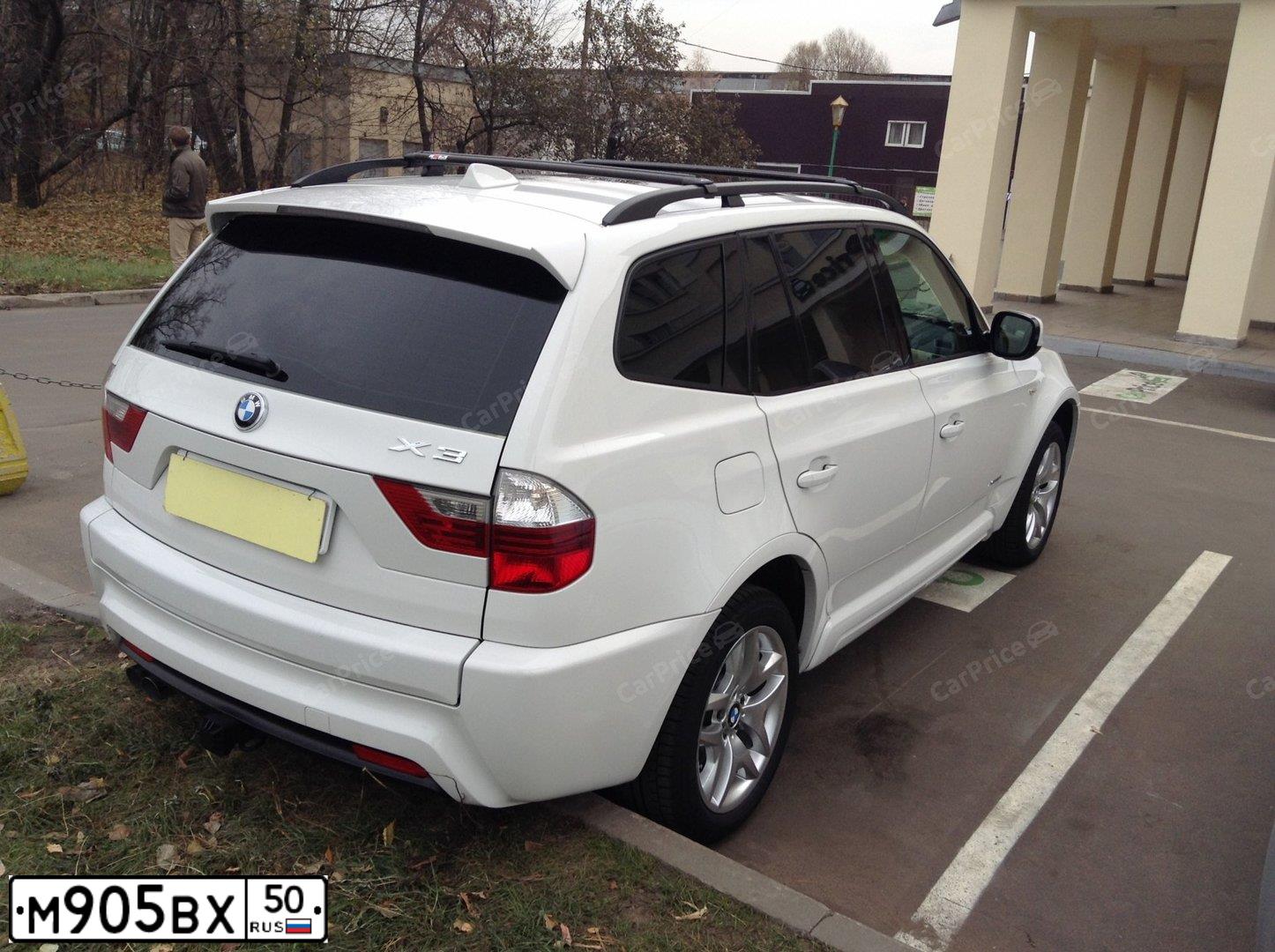 Фото автомобиля BMW X3, 2010 — госномер Т919ТЕ799. Цвет: Белый