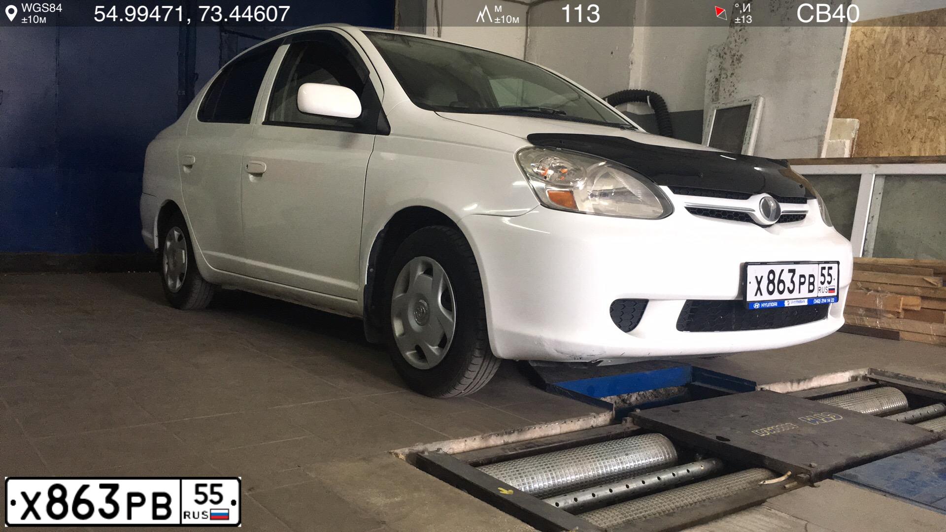 Фото автомобиля TOYOTA PLATZ, 2005 — госномер Х863РВ55