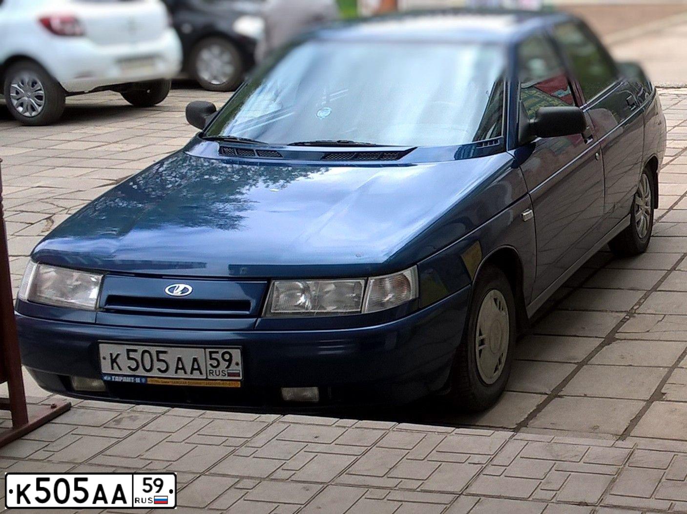 Фото автомобиля LADA 2110, 2006 — госномер К505АА59. Цвет: СЕРЕБРИСТО ТЕМНО-СИН