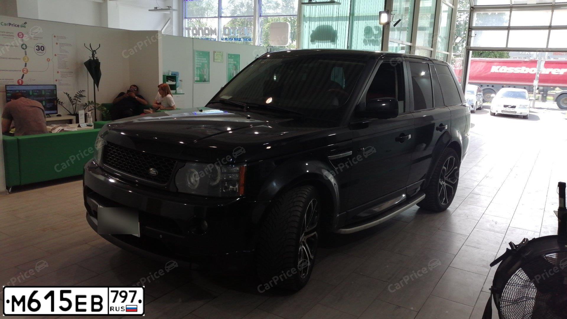 Фото автомобиля LANDROVER RANGE ROVER SPORT, 2011 — госномер Р210ТМ790. Цвет: ЧЕРНЫЙ