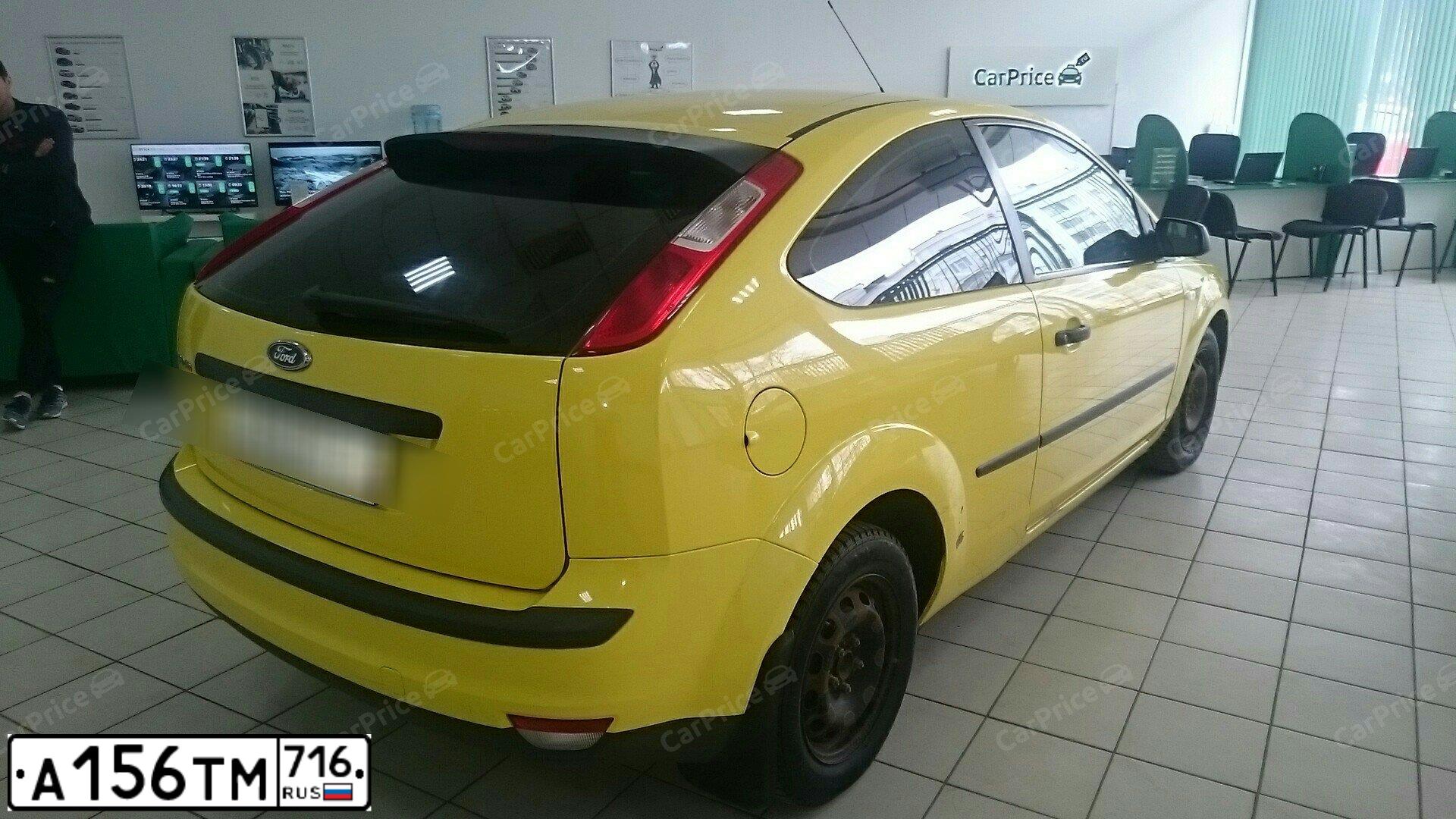 Фото автомобиля FORD D FOCUS, 2007 — госномер А156ТМ716. Цвет: ЖЕЛТЫЙ