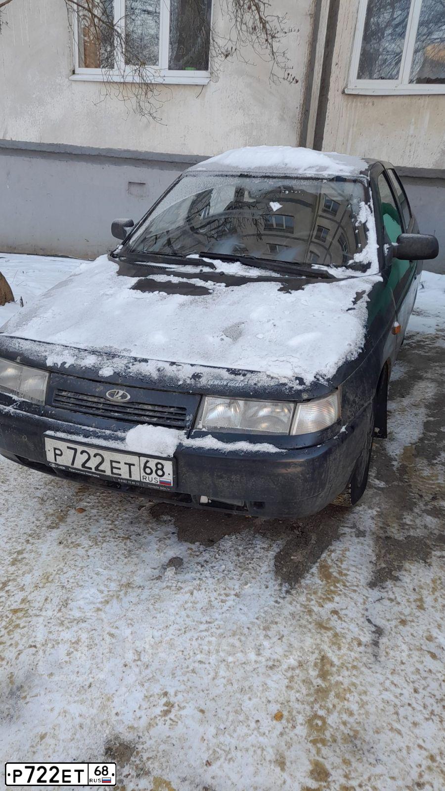 Фото автомобиля LADA 2112, 2006 — госномер Р722ЕТ68. Цвет: ГРАФИТОВЫЙ МЕТАЛЛИК
