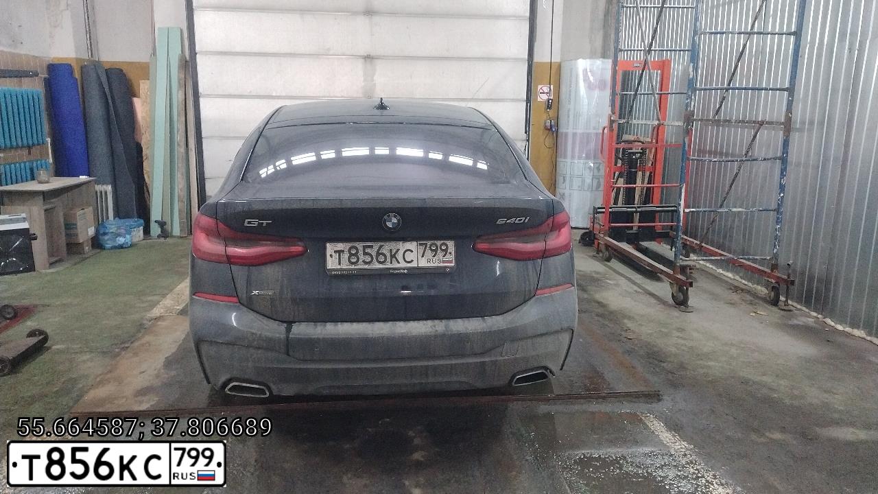 Фото автомобиля BMW 640I, 2018 — госномер Н807ВЕ550