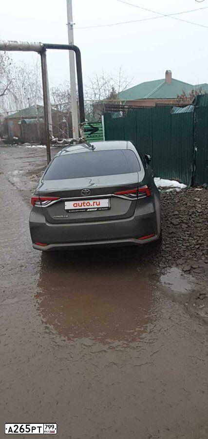 Фото автомобиля TOYOTA COROLLA, 2019 — госномер В205РТ37