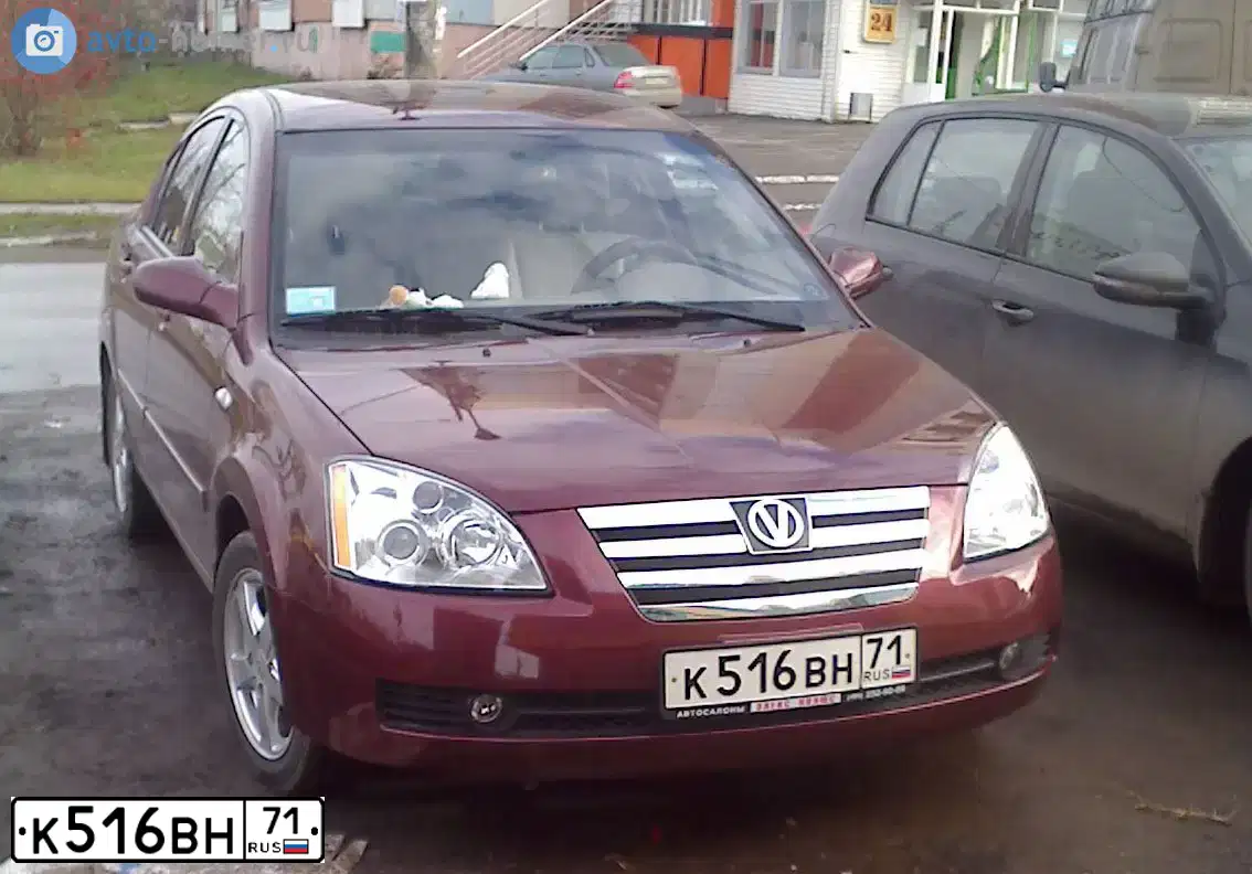 Фото автомобиля TAGAZ Z VORTEX ESTINA, 2008 — госномер К516ВН71. Цвет: Красный