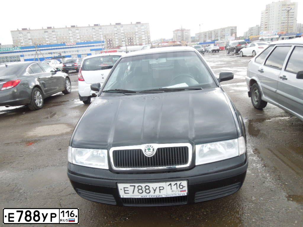 Фото автомобиля SKODA OCTAVIA, 2008 — госномер В799ТХ12. Цвет: ЧЕРНЫЙ