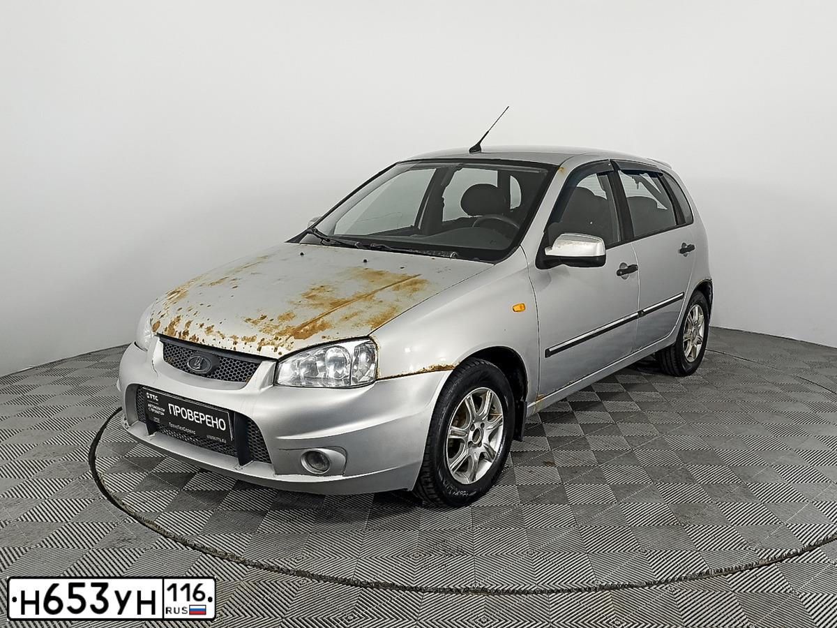 Фото автомобиля LADA 1119 KALINA, 2011 — госномер Н583АР134. Цвет: СЕРЕБРИСТЫЙ