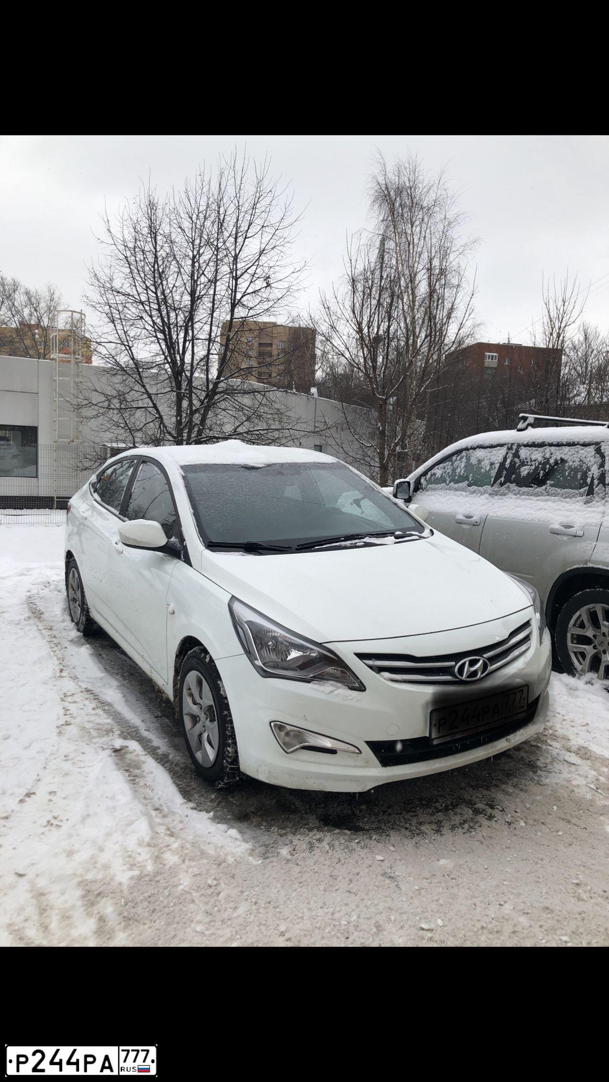 Фото автомобиля HYUNDAI SOLARIS, 2015 — госномер О202ТВ68