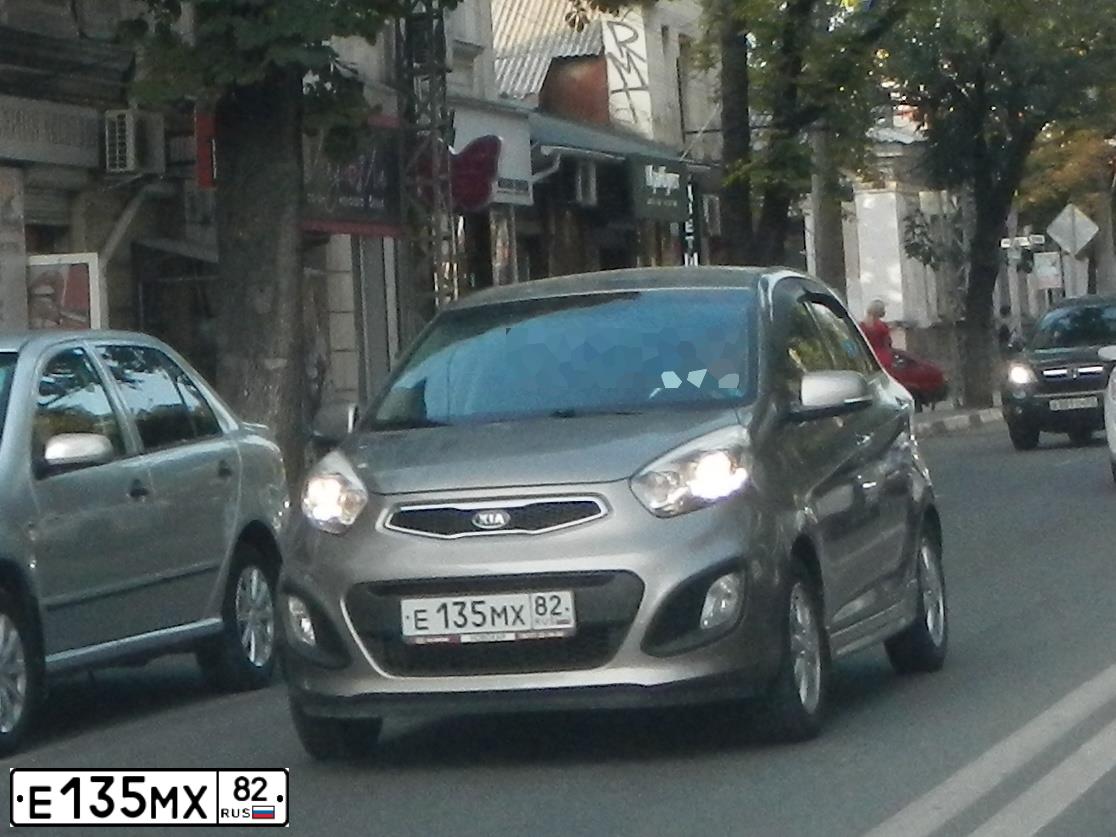 Фото автомобиля KIA PICANTO, 2011 — госномер Т237КМ761. Цвет: Серый