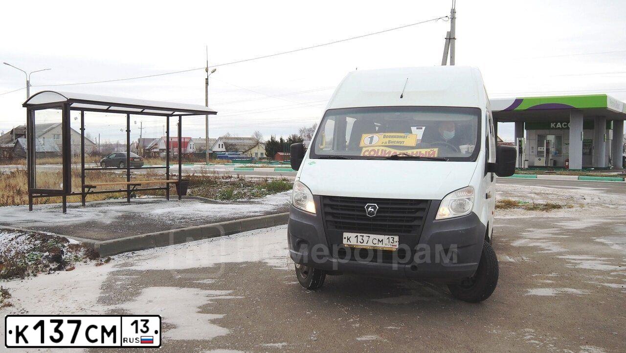 Фото автомобиля GAZ GAZEL NEXT, 2017 — госномер К137СМ13. Цвет: Белый