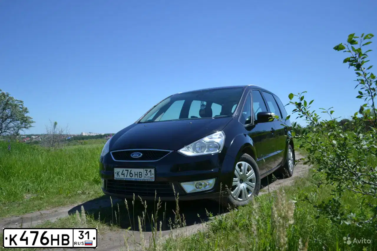 Фото автомобиля FORD GALAXY, 2007 — госномер К476НВ31. Цвет: ЧЕРНЫЙ