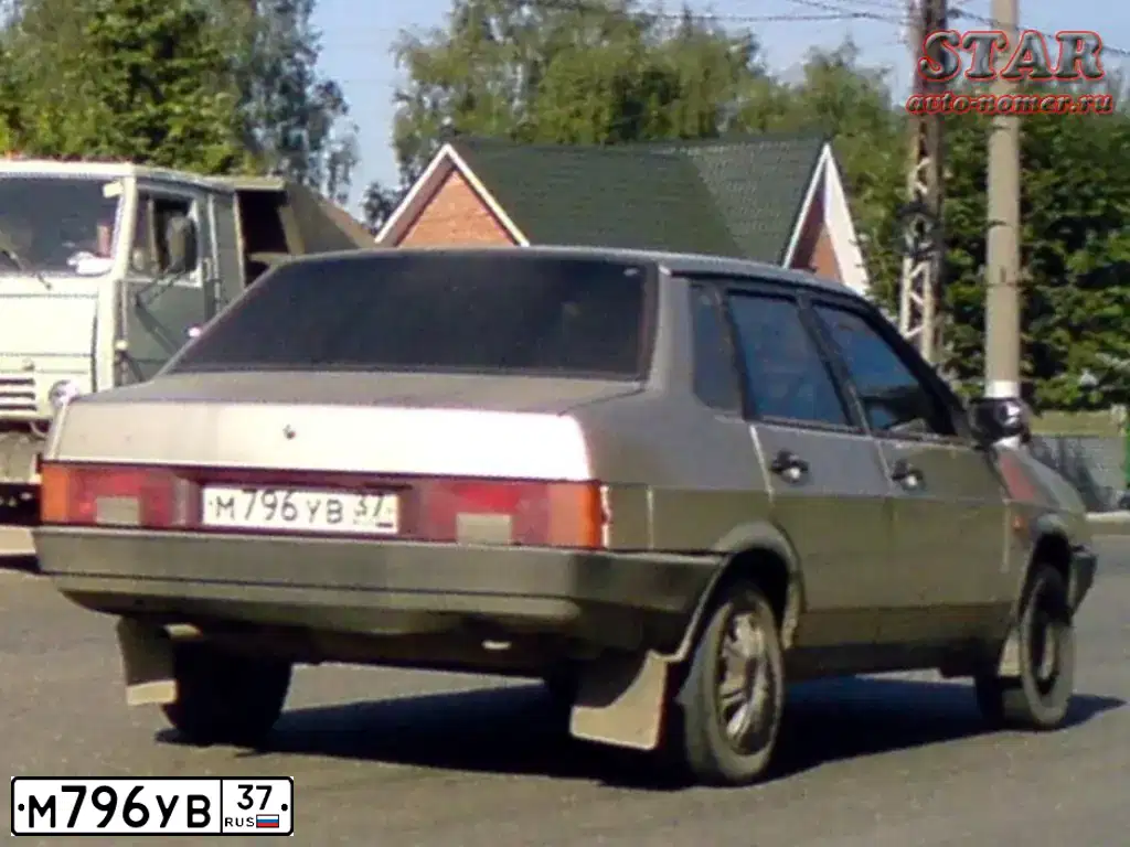 Фото автомобиля VAZ 2109 SAMARA, 1997 — госномер М796УВ37