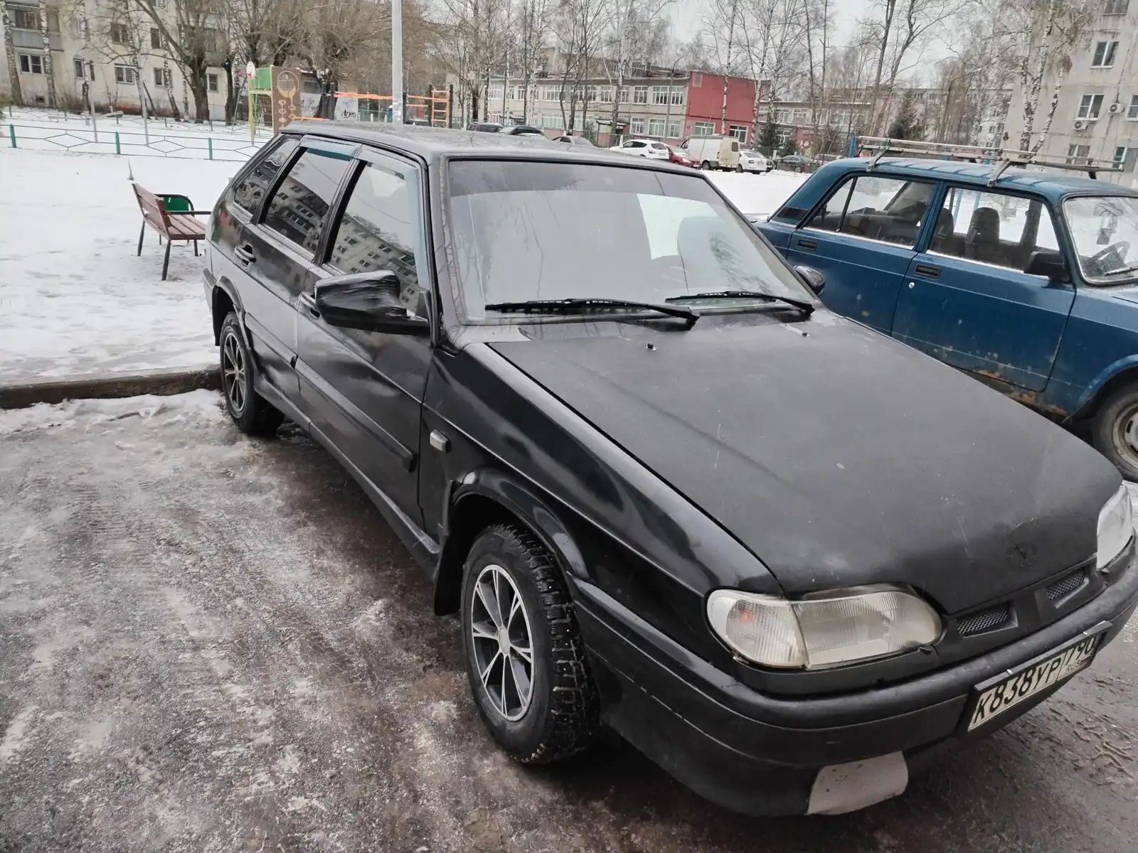 Фото автомобиля LADA 2114 SAMARA, 2005 — госномер К838УР790. Цвет: ГРАФИТОВЫЙ МЕТАЛЛИК