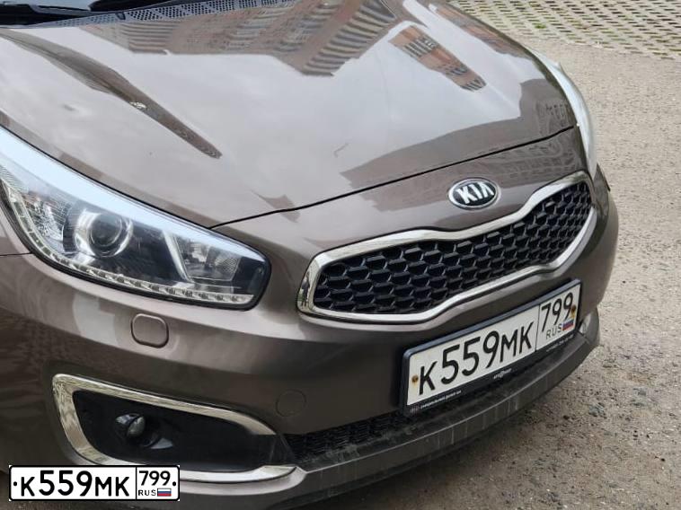 Фото автомобиля KIA CEE'D, 2018 — госномер К559МК799