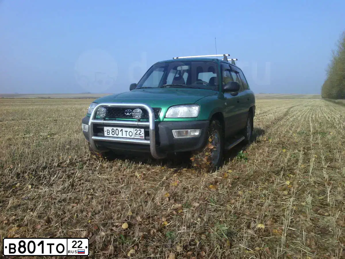 Фото автомобиля TOYOTA RAV4, 1999 — госномер О936КТ142. Цвет: ЗЕЛЕНЫЙ
