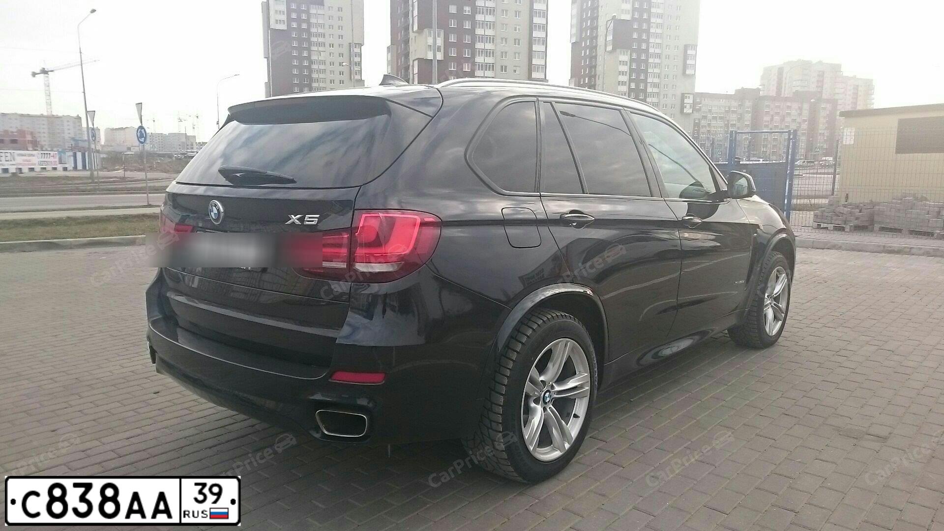 Фото автомобиля BMW X5, 2014 — госномер С838АА39. Цвет: ЧЕРНЫЙ
