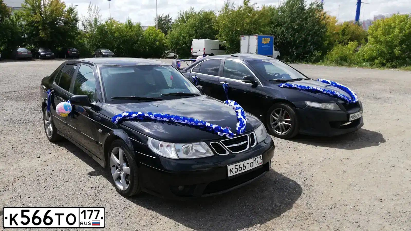 Фото автомобиля SAAB 9-5, 2004 — госномер Х211ЕС790. Цвет: ЧЕРНЫЙ
