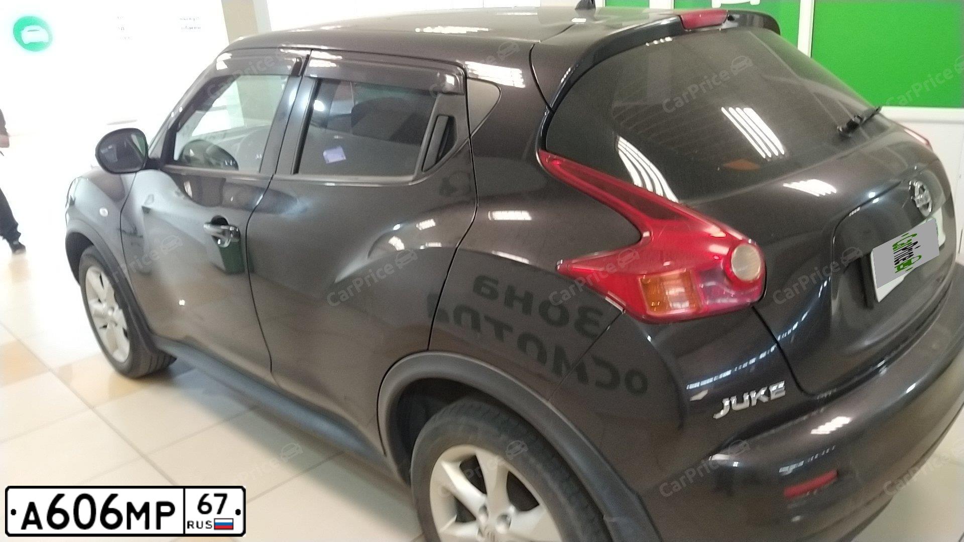 Фото автомобиля NISSAN JUKE, 2012 — госномер О540РУ159