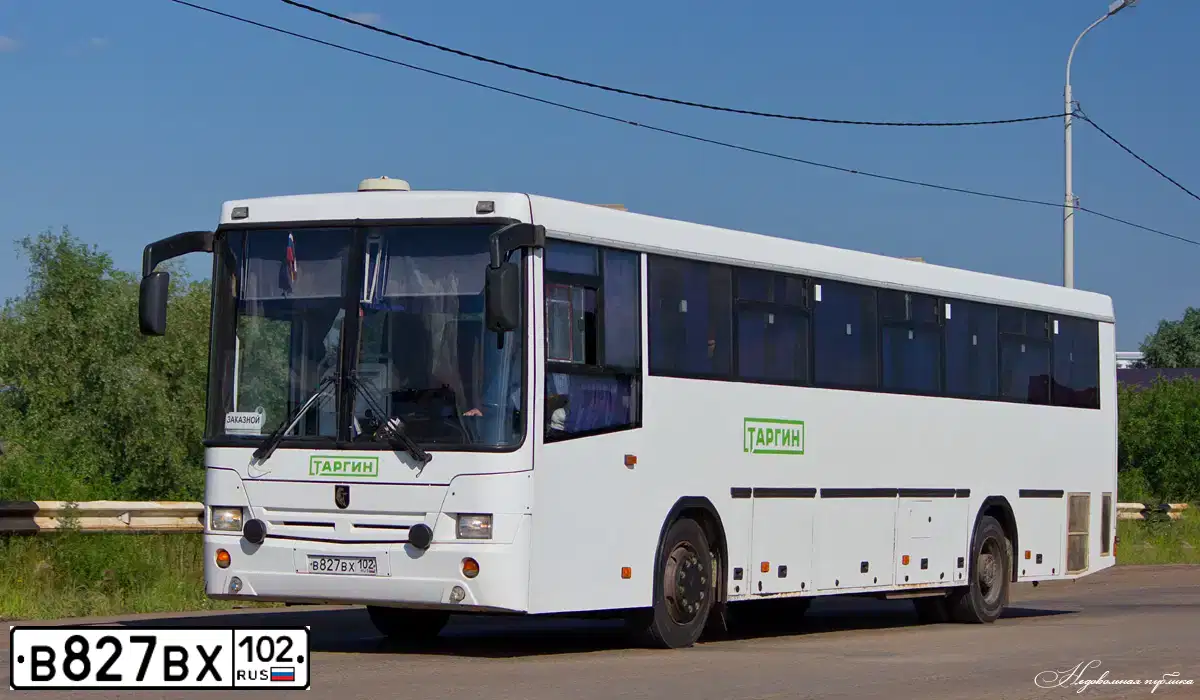 Фото автомобиля NEFAZ 5299 /KAMAZ 5297 4X2/, 2008 — госномер В827ВХ102. Цвет: Белый