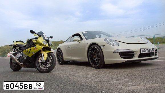 Фото автомобиля PORSCHE 911, 2013 — госномер В045ВВ52. Цвет: СЕРЫЙ