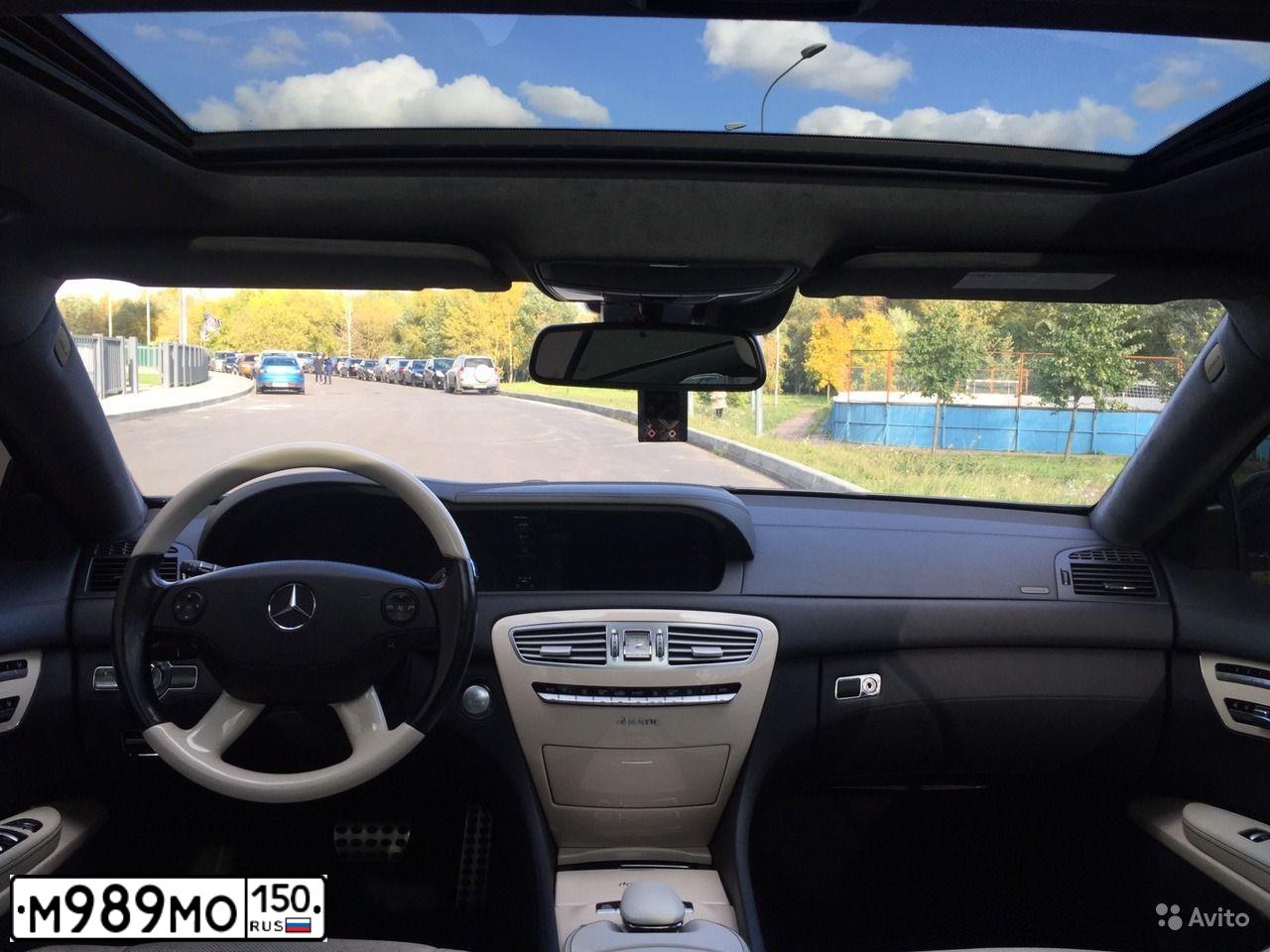 Фото автомобиля MERCEDES CL-KLASSE, 2009 — госномер М989МО150. Цвет: ЧЕРНЫЙ
