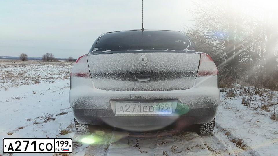 Фото автомобиля RENAULT MEGANE, 2008 — госномер А271СО199. Цвет: ЧЕРНЫЙ
