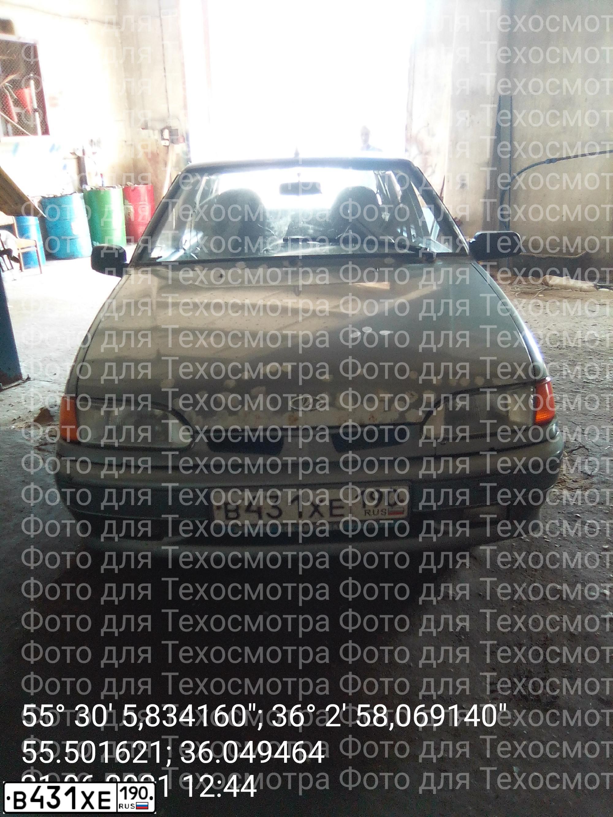 Фото автомобиля LADA 2115 SAMARA, 2005 — госномер В431ХЕ190. Цвет: Серый