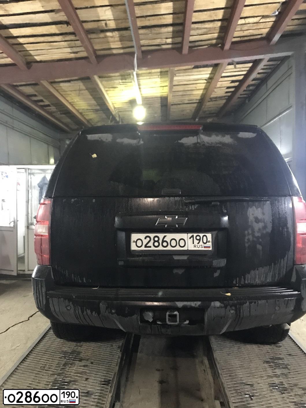 Фото автомобиля CHEVROLET TAHOE, 2008 — госномер Н854РС126. Цвет: ЧЕРНЫЙ