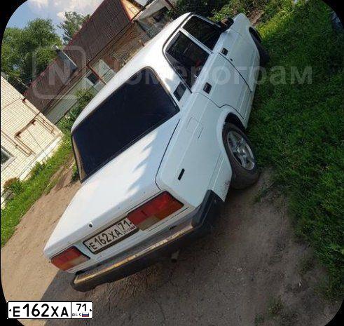 Фото автомобиля LADA 2107 LADA, 2004 — госномер Е162ХА71. Цвет: ЯРКО-БЕЛЫЙ