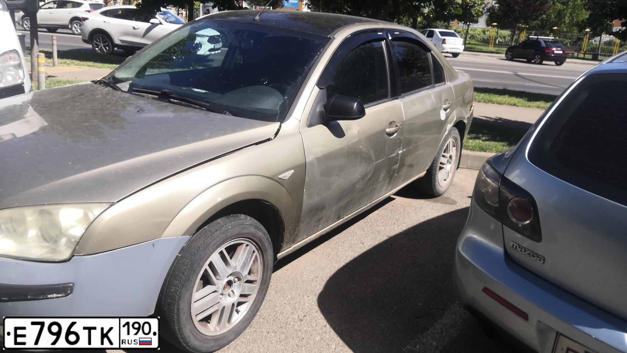 Фото автомобиля FORD MONDEO, 2001 — госномер О729СМ33. Цвет: ЗОЛОТИСТЫЙ