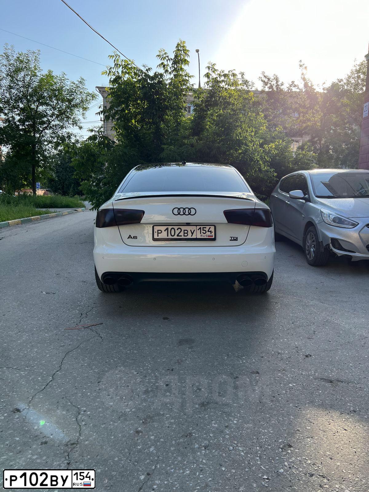 Фото автомобиля AUDI A6, 2011 — госномер Х235СУ797. Цвет: Белый
