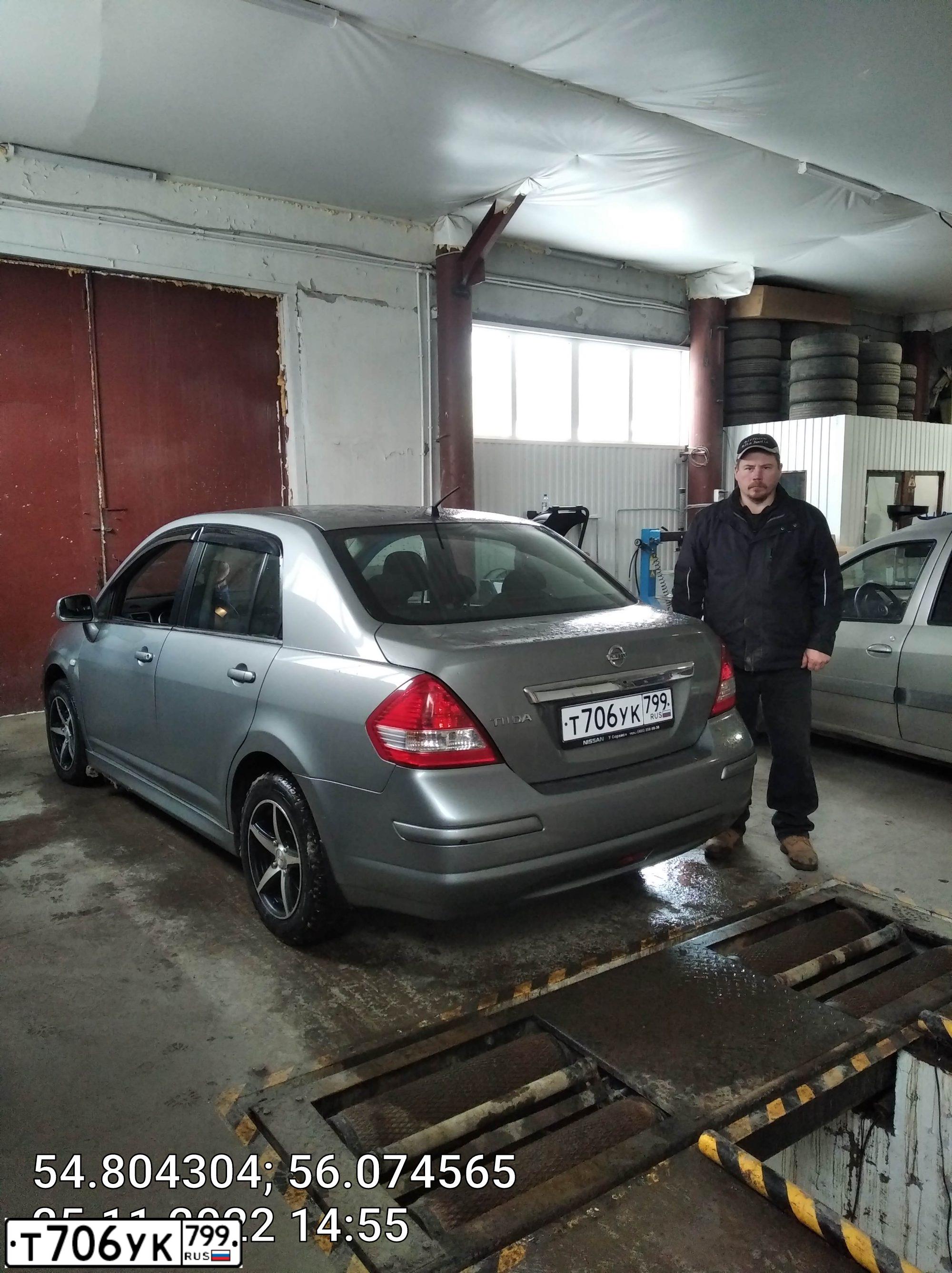 Фото автомобиля NISSAN TIIDA, 2010 — госномер К590АТ702