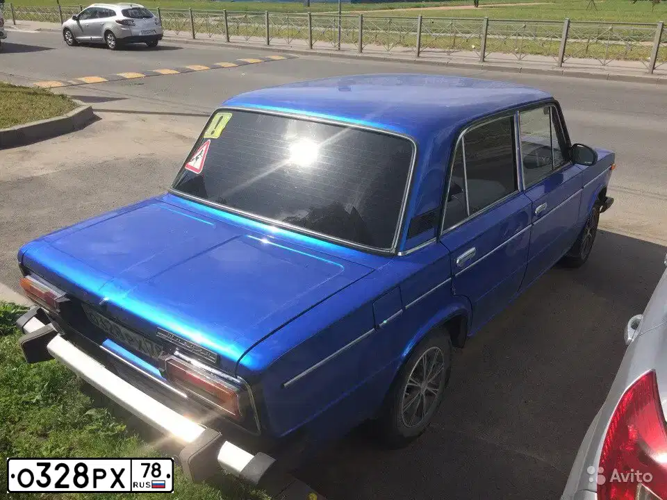 Фото автомобиля LADA 2106, 2004 — госномер О328РХ78. Цвет: СИНЯЯ "БАЛТИКА"