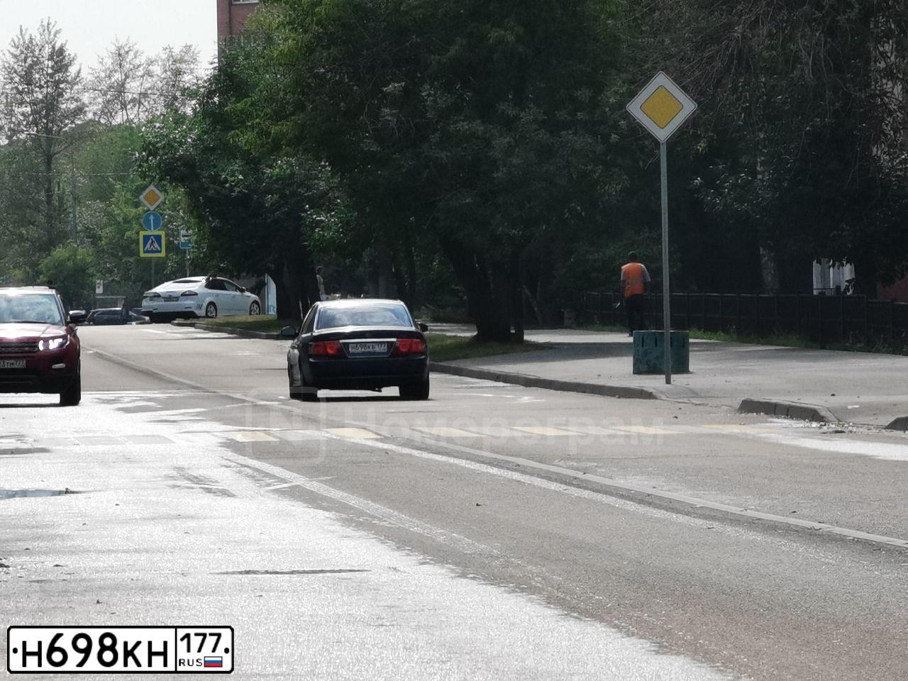 Фото автомобиля MAZDA 6, 2004 — госномер А034КМ197. Цвет: ЧЕРНЫЙ