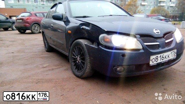 Фото автомобиля NISSAN ALMERA, 2005 — госномер Р496УА152. Цвет: ТЕМНО-СИНИЙ