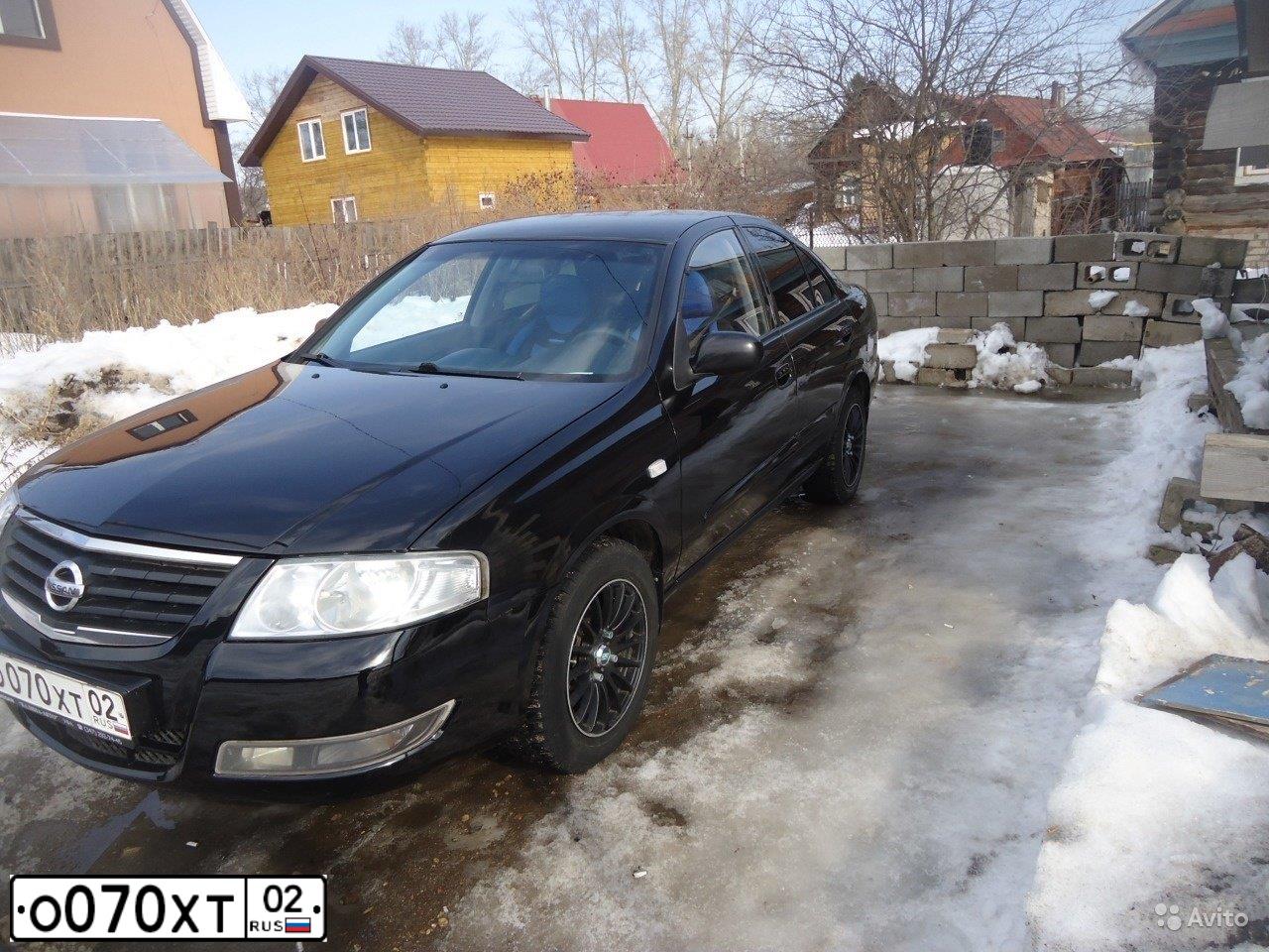 Фото автомобиля NISSAN ALMERA, 2007 — госномер С246РР102. Цвет: ЧЕРНЫЙ