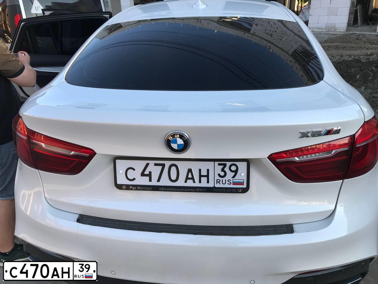 Фото автомобиля BMW X6, 2017 — госномер А005СР252