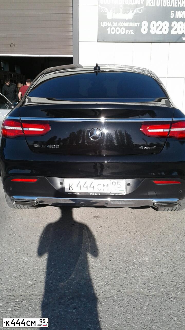 Фото автомобиля MERCEDES GL-KLASSE, 2006 — госномер К444СМ95. Цвет: ЧЕРНЫЙ
