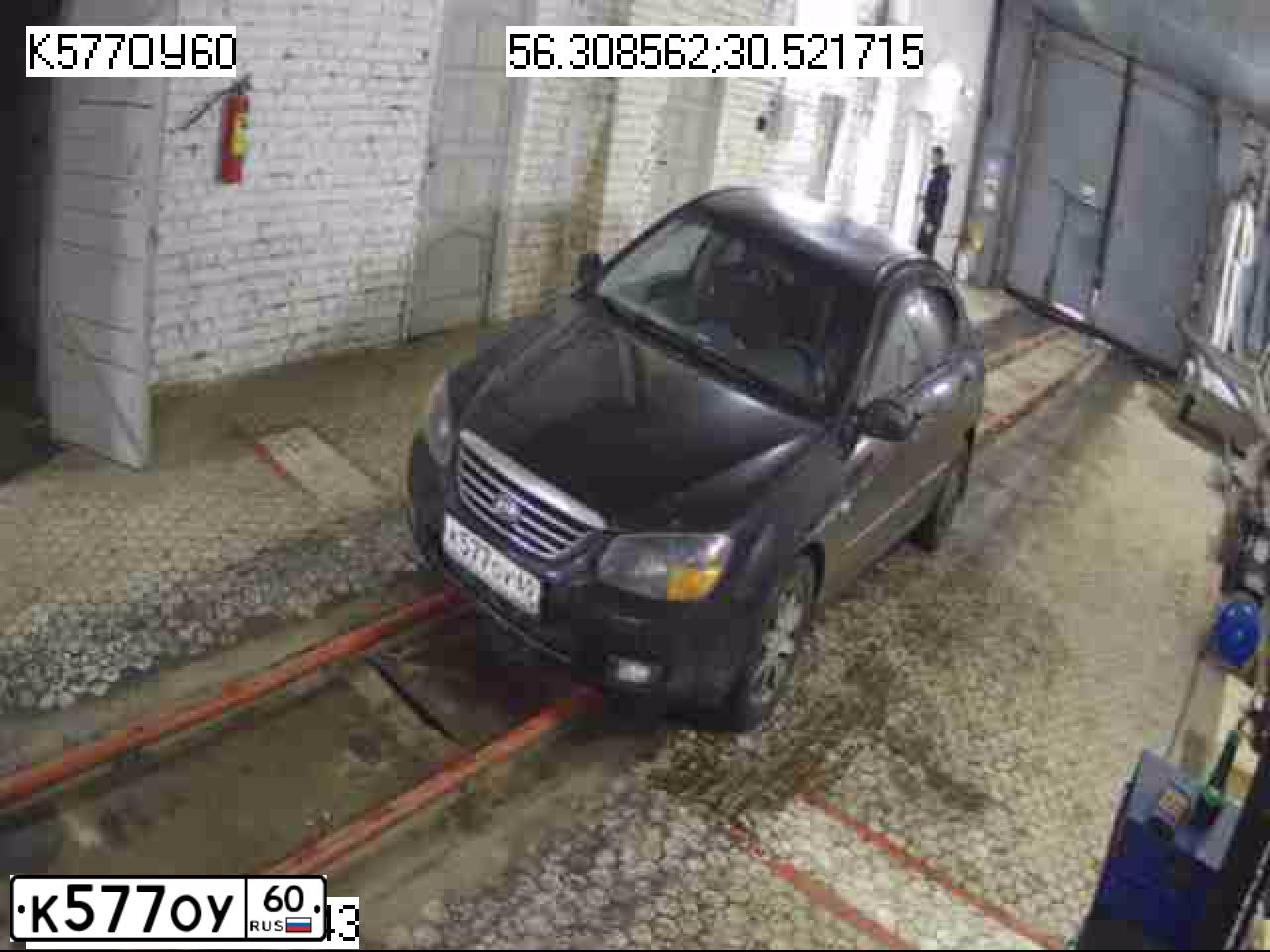 Фото автомобиля KIA CERATO, 2007 — госномер Р535УА11. Цвет: ЧЕРНЫЙ