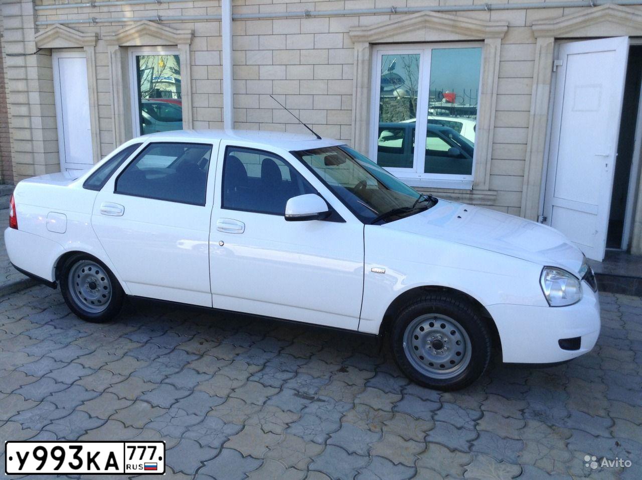 Фото автомобиля LADA PRIORA, 2014 — госномер В381ОВ09. Цвет: Белый