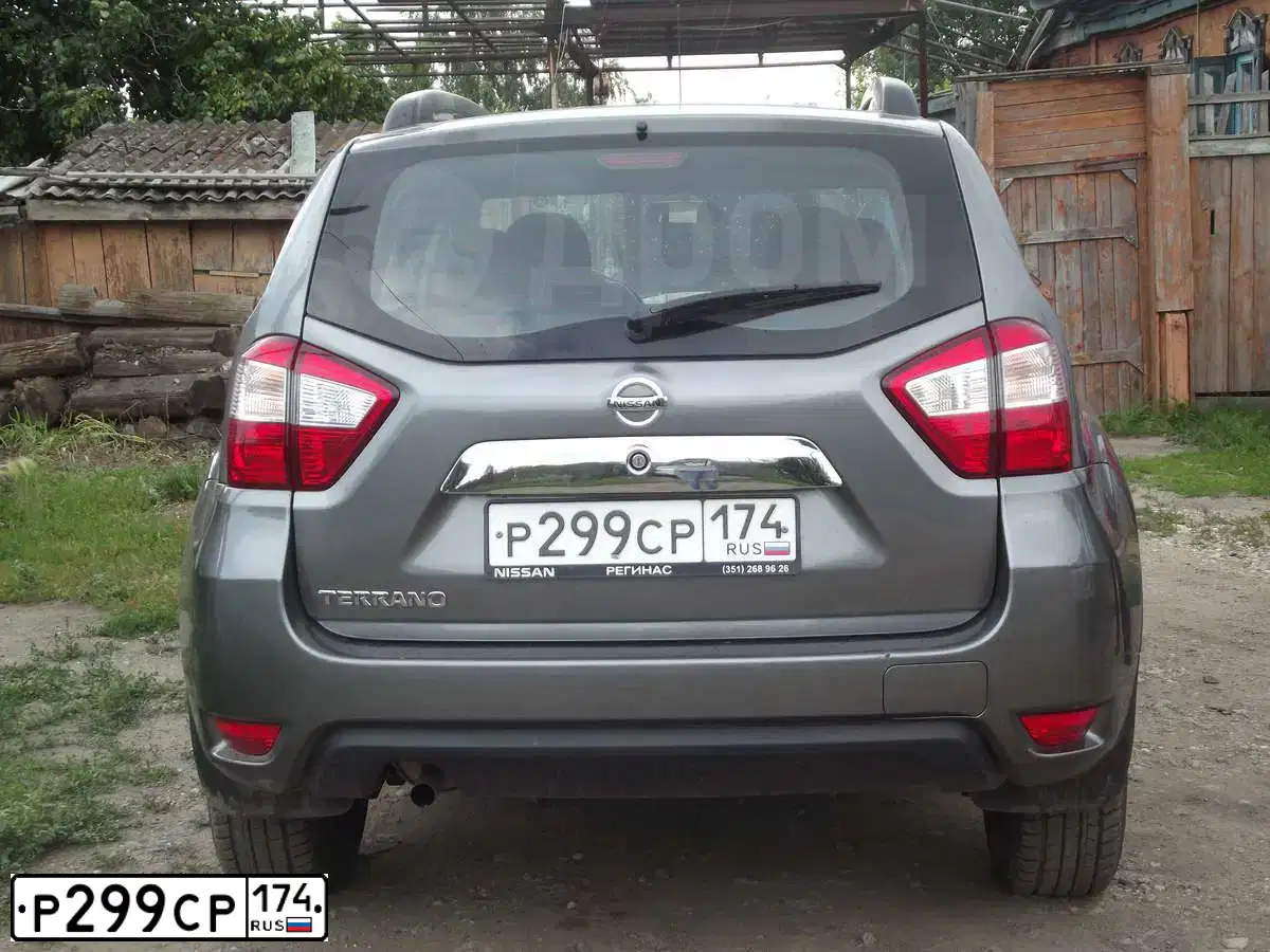 Фото автомобиля NISSAN TERRANO, 2014 — госномер Х909ЕЕ774. Цвет: СЕРЫЙ