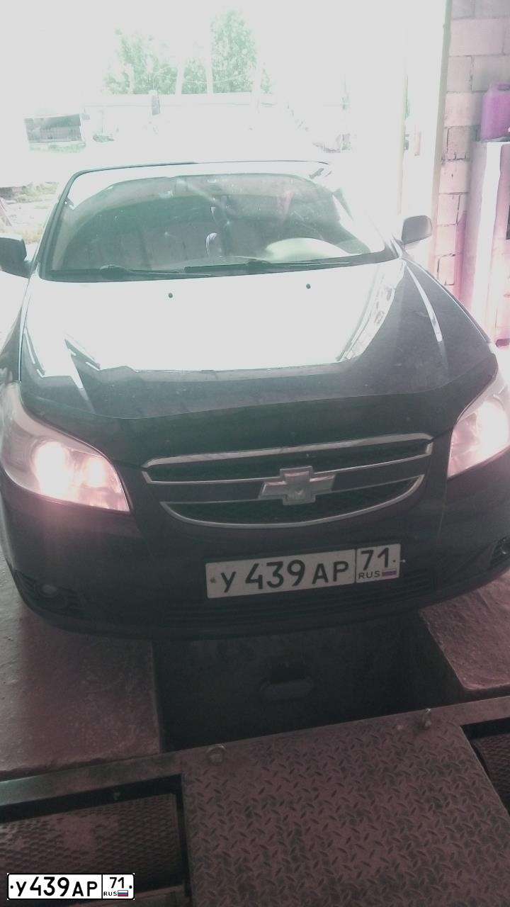 Фото автомобиля CHEVROLET EPICA, 2011 — госномер У439АР71. Цвет: КРАСНЫЙ