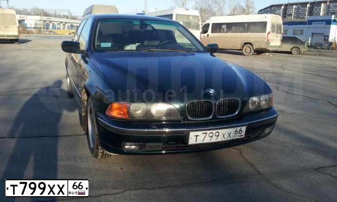 Фото автомобиля BMW SERIE 5, 1997 — госномер Е698ВС66. Цвет: ЗЕЛЕНЫЙ