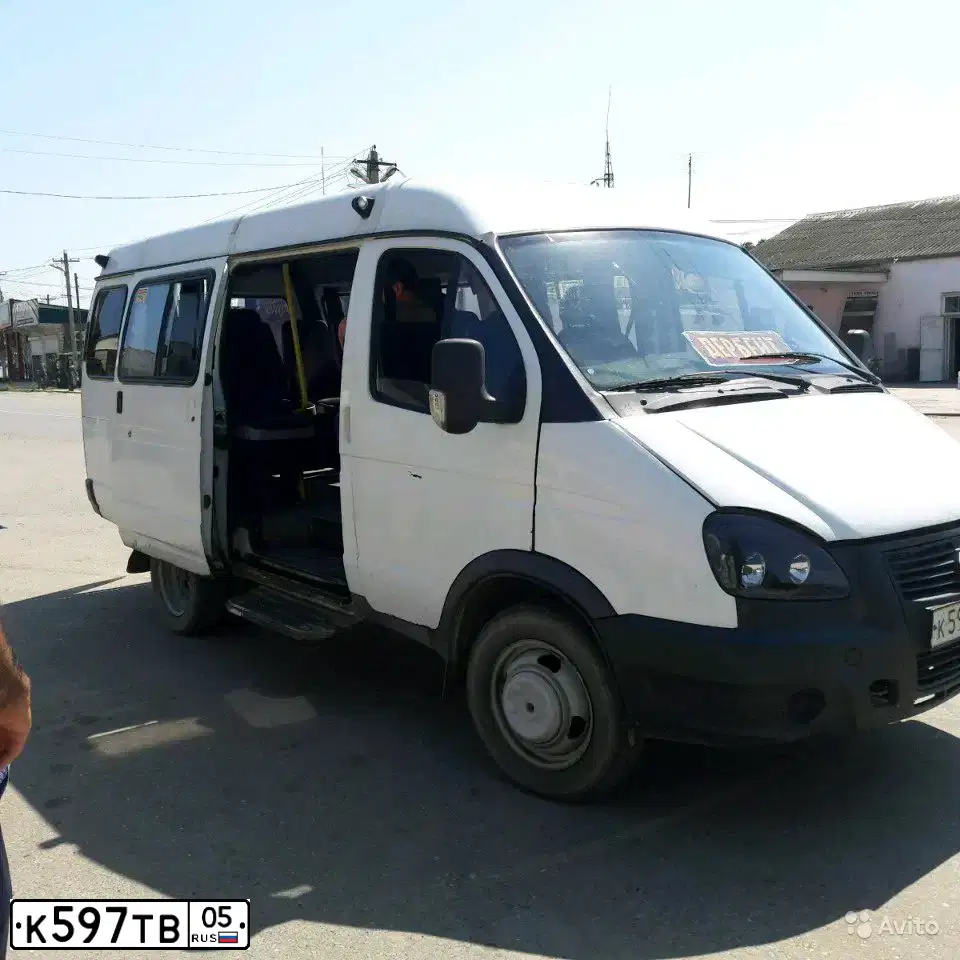Фото автомобиля GAZ 3221 EL, 2010 — госномер К597ТВ05. Цвет: Белый