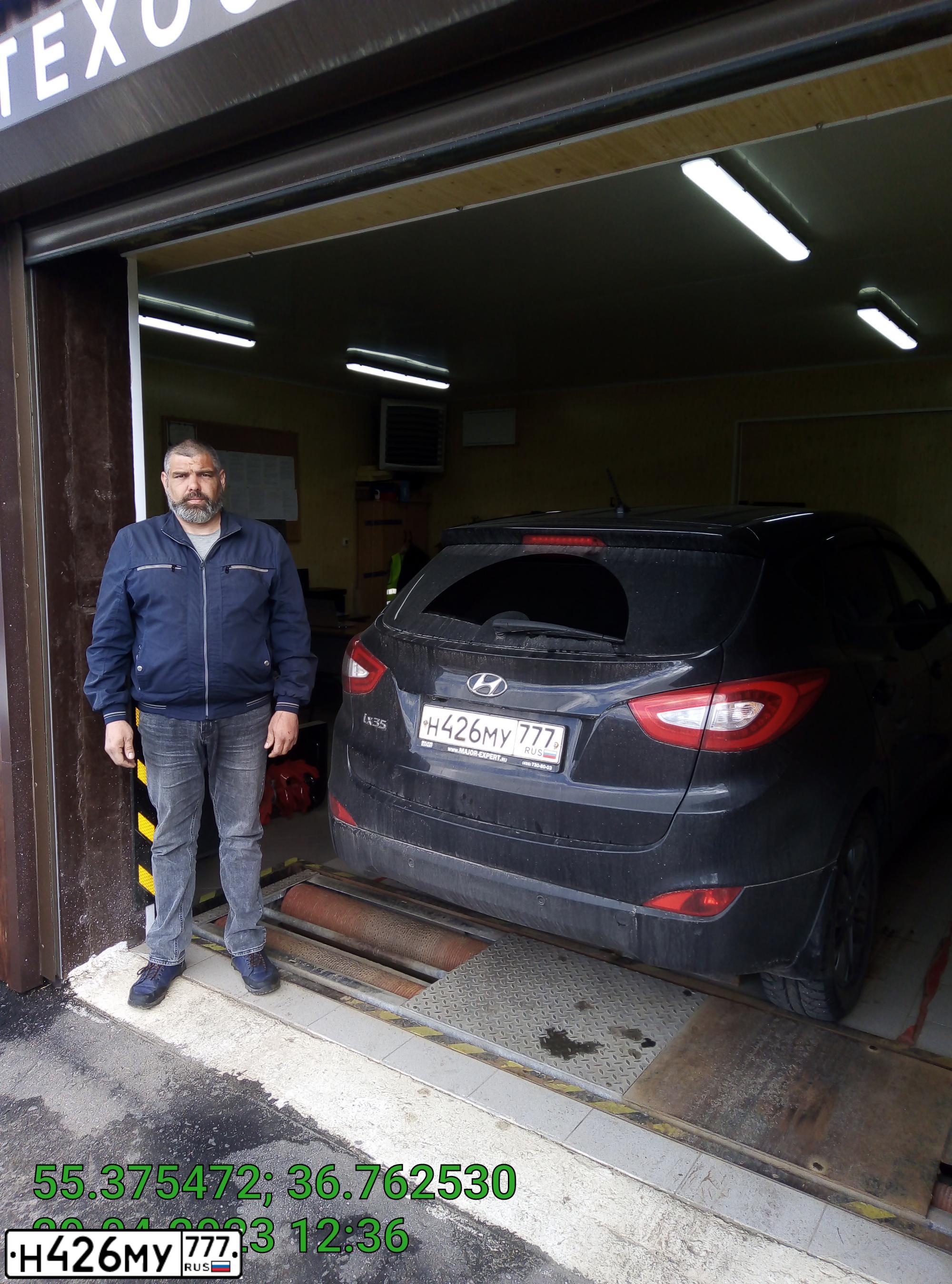 Фото автомобиля HYUNDAI IX35, 2014 — госномер Н201КУ180
