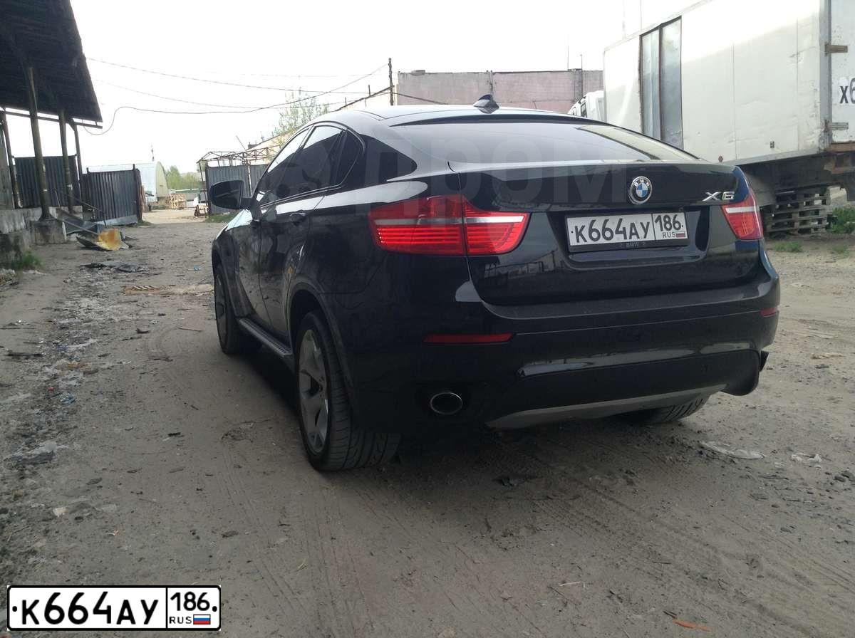Фото автомобиля BMW X6, 2008 — госномер С333ХР86. Цвет: ЧЕРНЫЙ