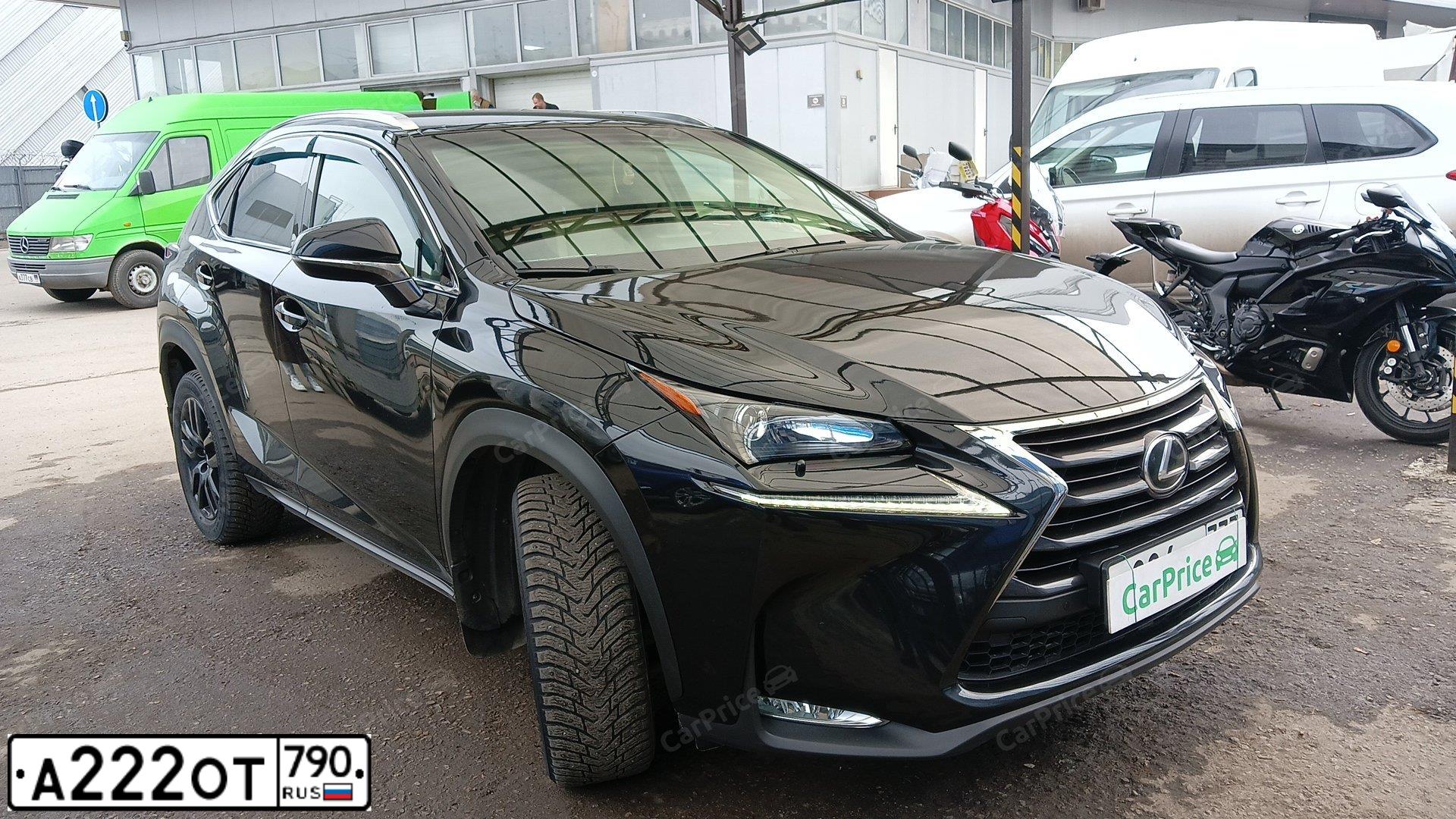 Фото автомобиля LEXUS NX, 2016 — госномер А222ОТ790. Цвет: ЧЕРНЫЙ