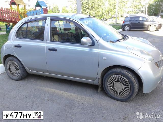 Фото автомобиля NISSAN MARCH, 2002 — госномер К115ТМ134
