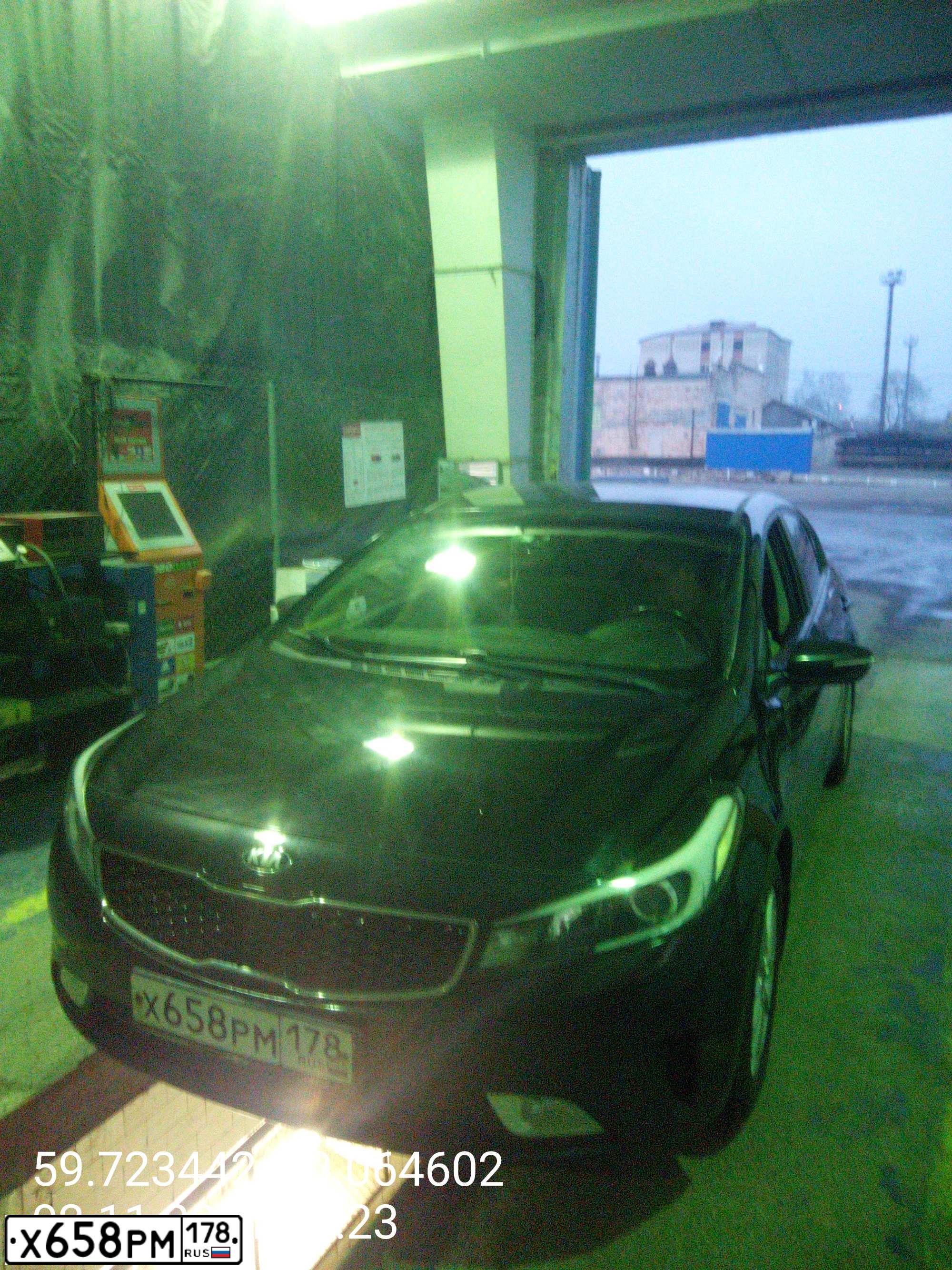 Фото автомобиля KIA CERATO, 2017 — госномер Х658РМ178. Цвет: ЧЕРНЫЙ